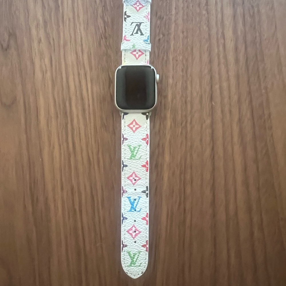 Multicolor Murakami Designer Watch Band Strap Apple Watch 38-41mm